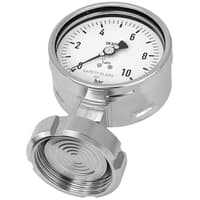 WIKA Diaphragm Seal with Sterile Connection, Model 990.18, 990.19, 990.20, 990.21